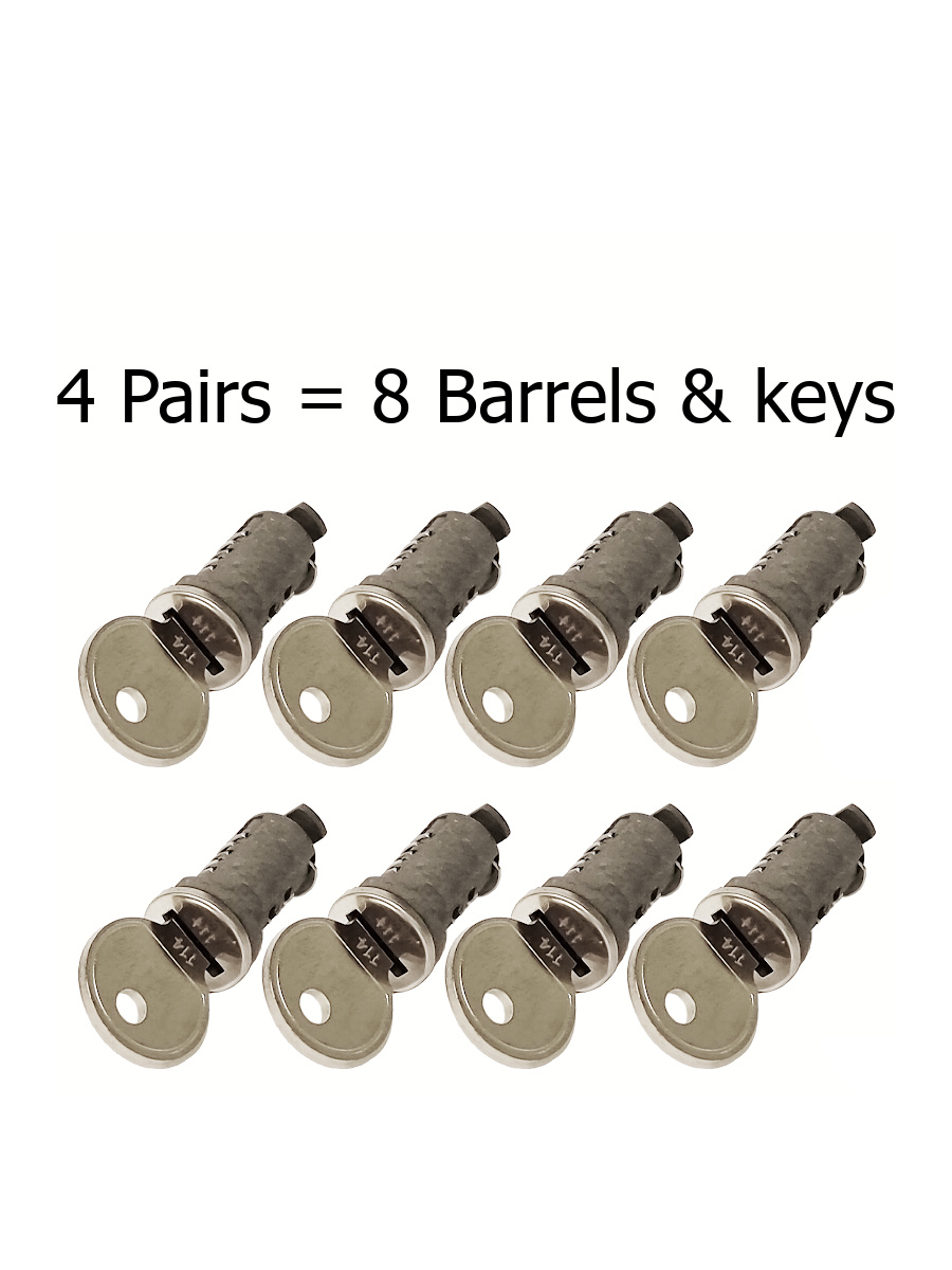 Rhino KammBar Lock Barrels and Keys