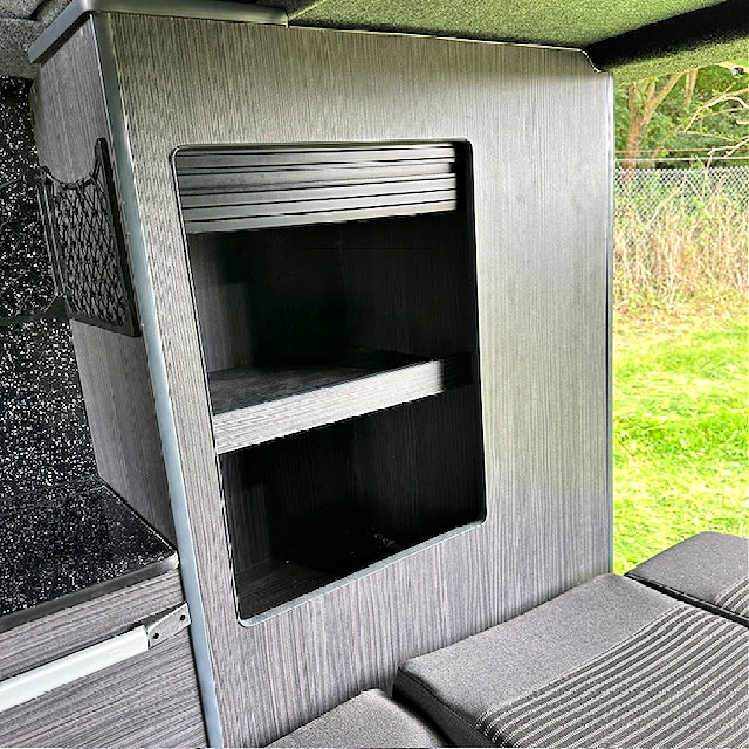 Ford Custom Wardrobe Unit With Tambour Door Access 7 Day Van Conversions