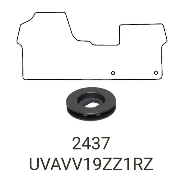 Vauxhall Vivaro 2019 Onwards Rubber Floor Mat - Image 2