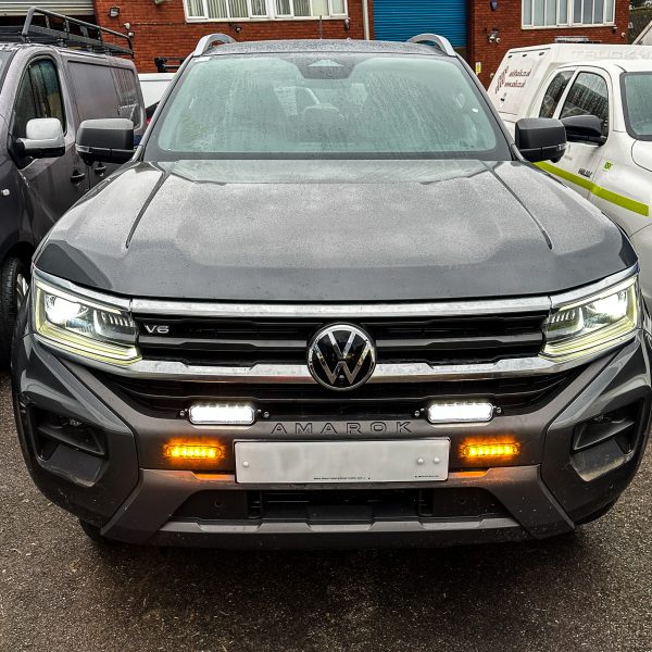 VW Amarok Amber LED Strobe Lights & White Spot Type Lights - 2